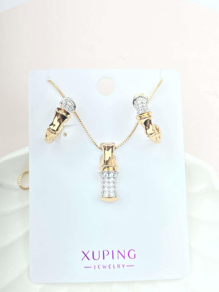 XUPİNG Kolye Küpe Set // K-XU-1008